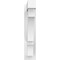 Ekena Millwork Balboa Architectural Grade PVC Outlooker with Block Ends, 5"W X 24"D X 24"H OUTP05X24X24BOA05 - alternate 3